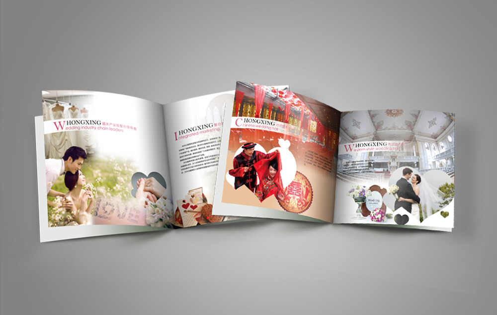 天合婚典婚戀高檔畫冊設計