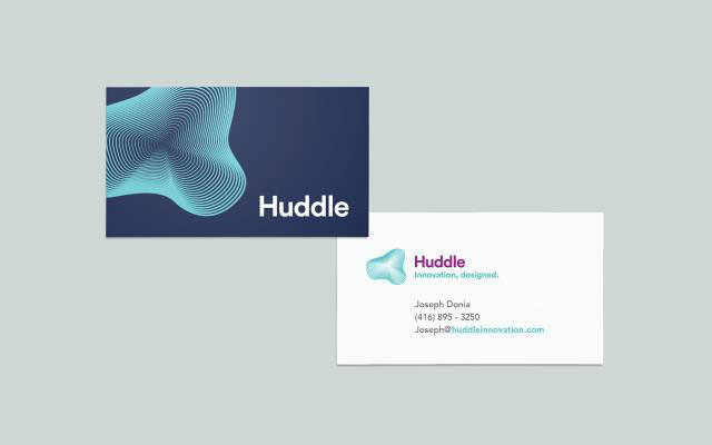 Huddle公司名片設計