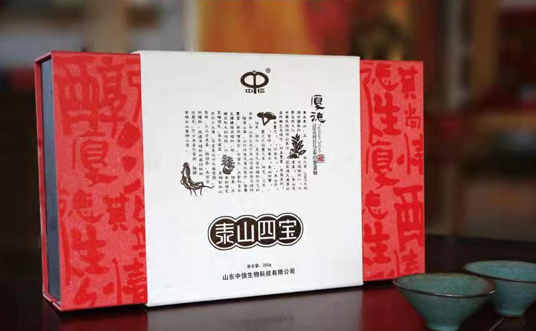 中信生物科技保健品包裝設計|泰山四寶保健品包裝設計
